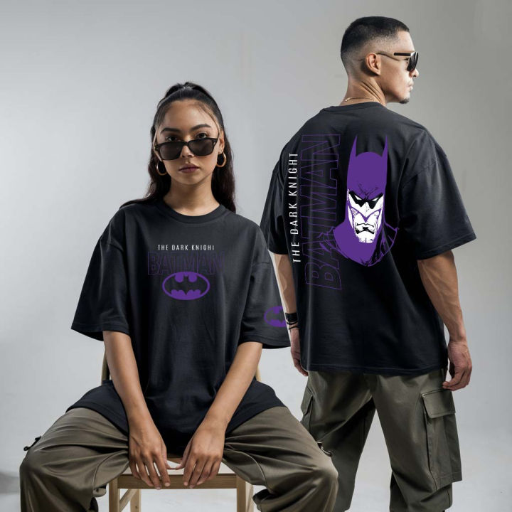 Batman "The Dark Knight" Oversized Graphic Tee (240 GSM)